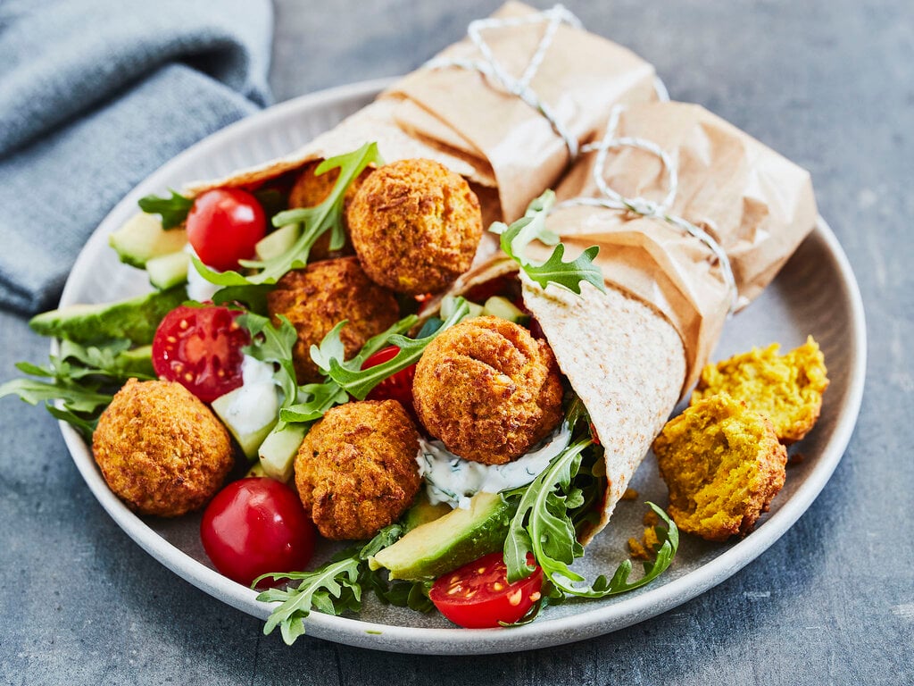 Falafel-Wrap