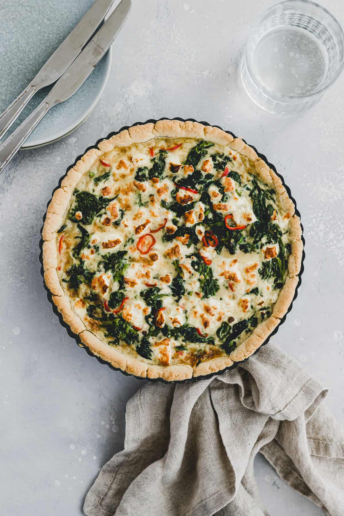 Spinat-Brie-Quiche