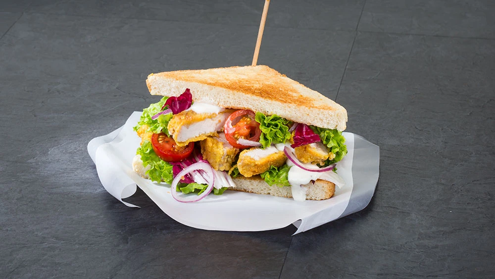 Schnitzel-Sandwich