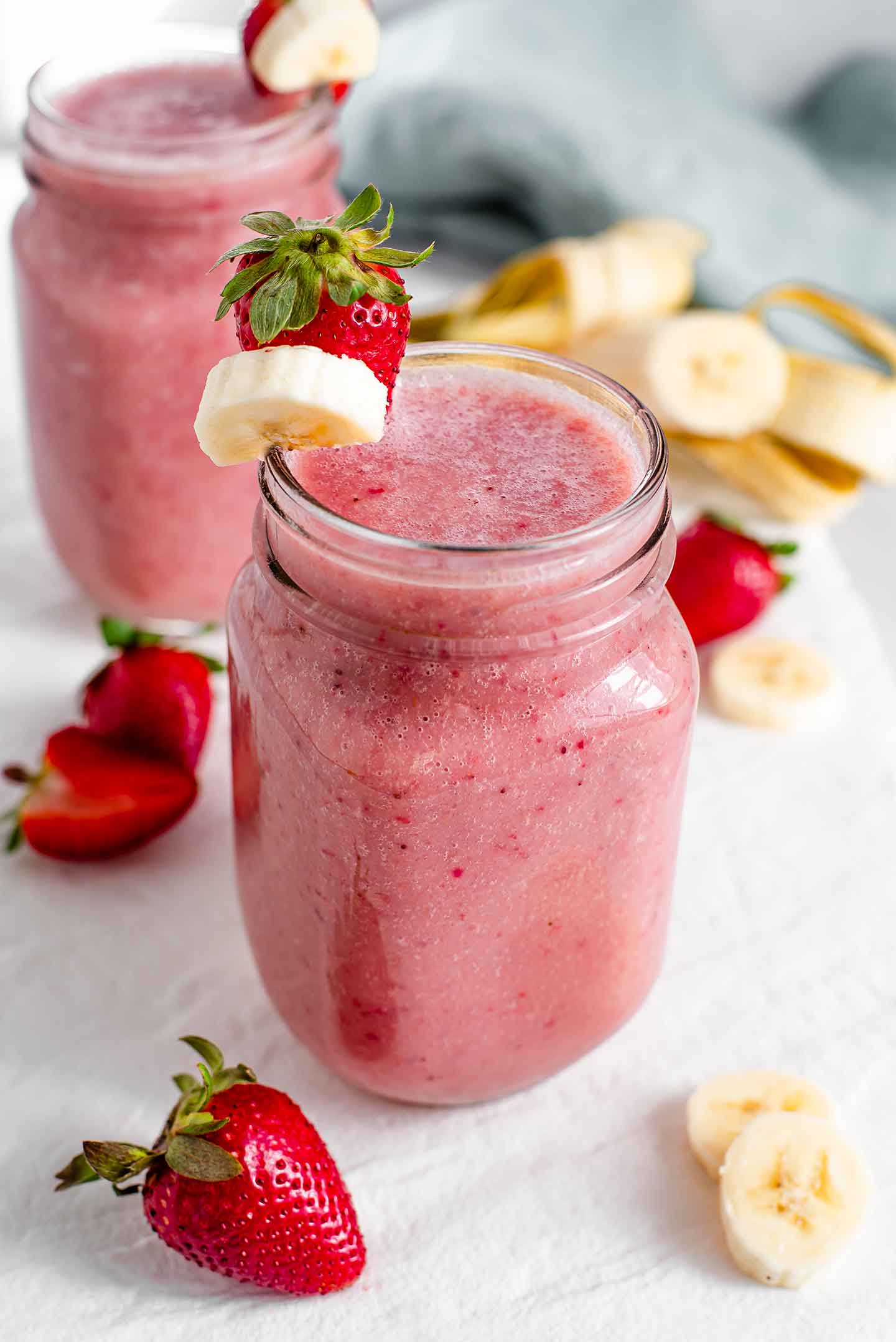 Erdbeer-Bananen-Smoothie