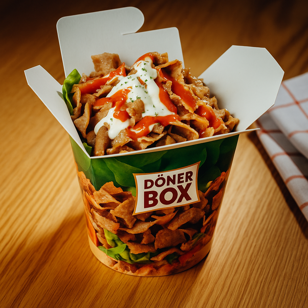 Dönerbox mit Salat