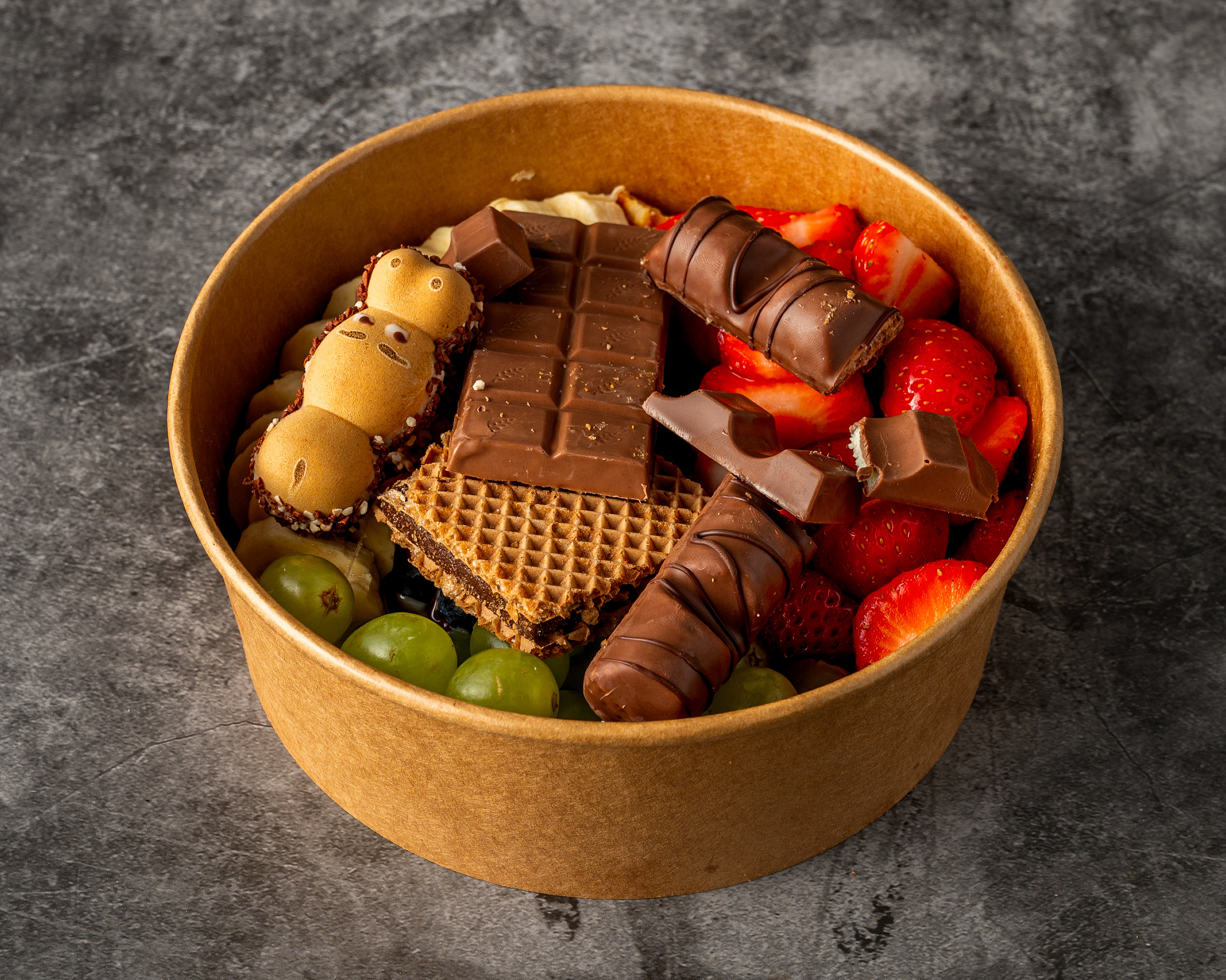 Schoko Mania Deluxe Bowl mit Obst