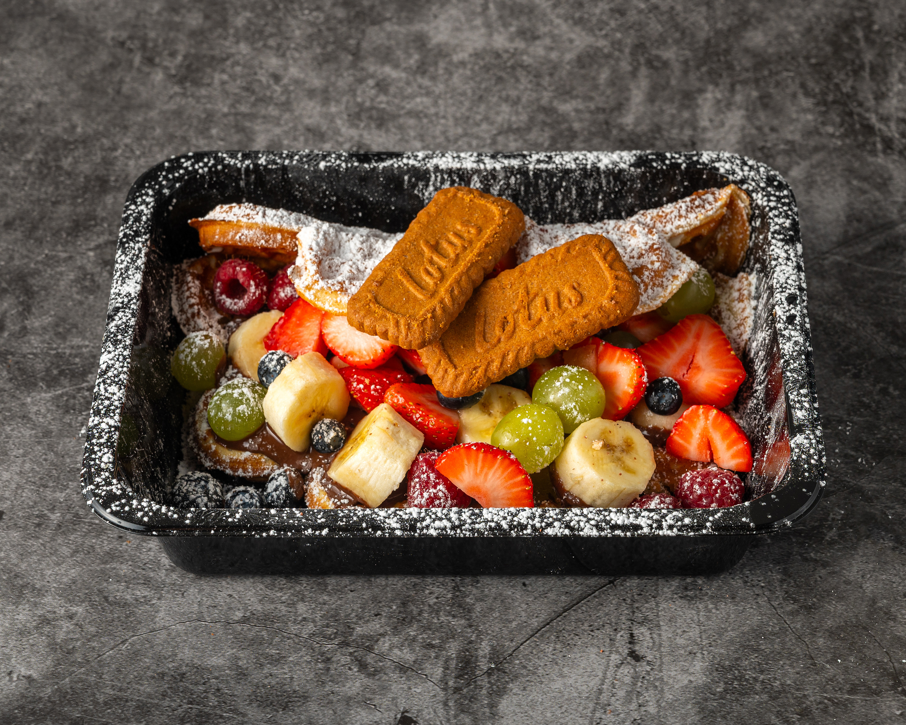 Lotus Biscoff Elegance Waffel mit Obst