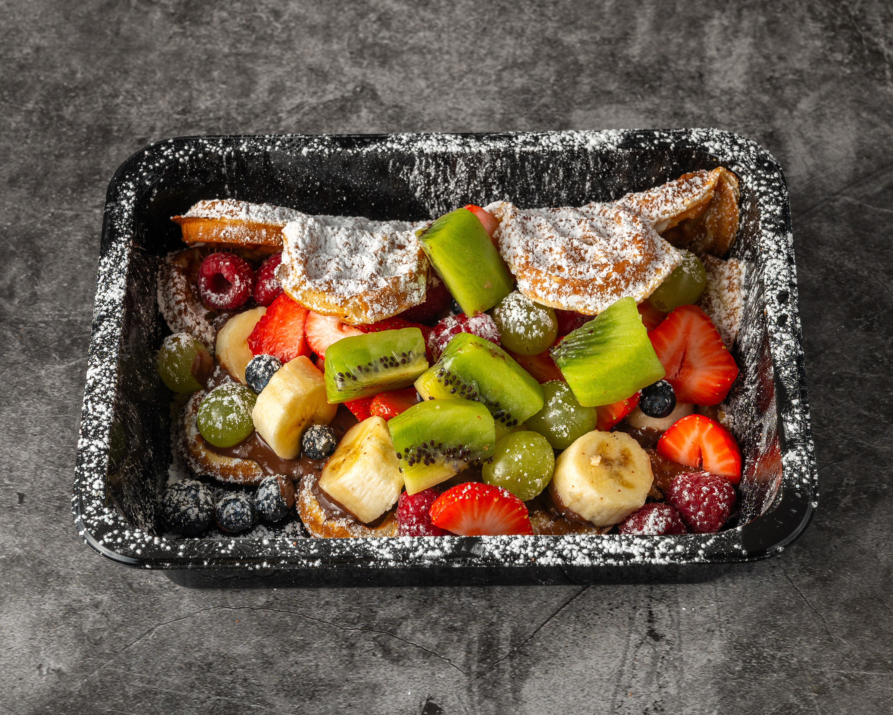 Kiwi Fresh Waffel Deluxe mit Obst