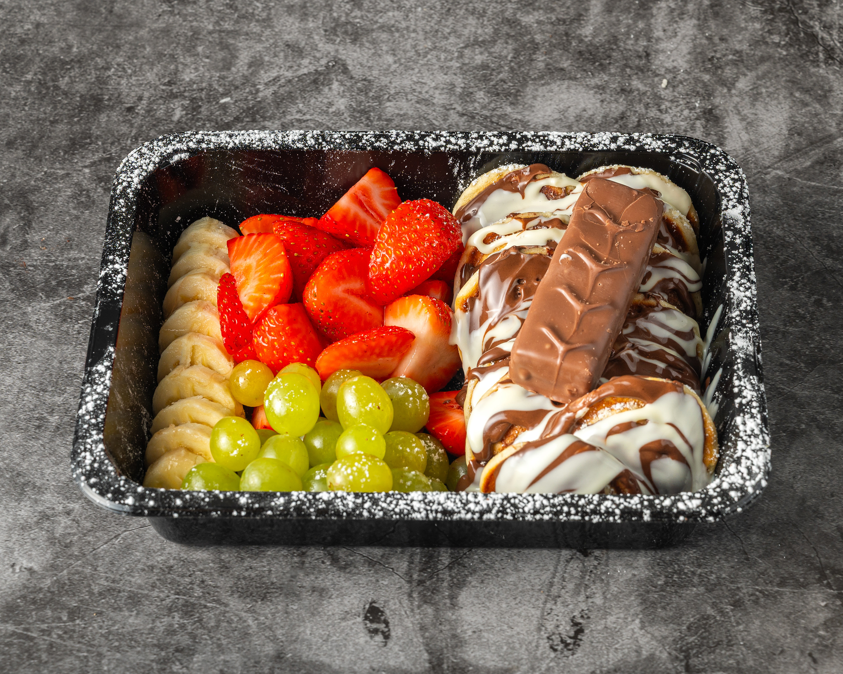 Mini Pancakes Snickers Crunch